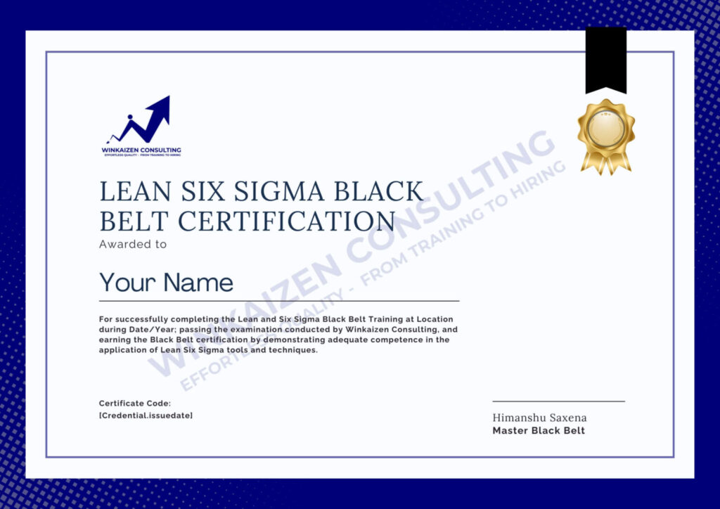 Black Belt Certification Online