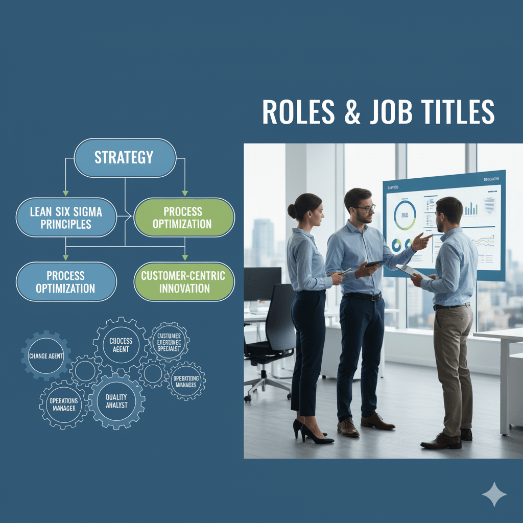 Lean Six Sigma change management strategy customer service job titles